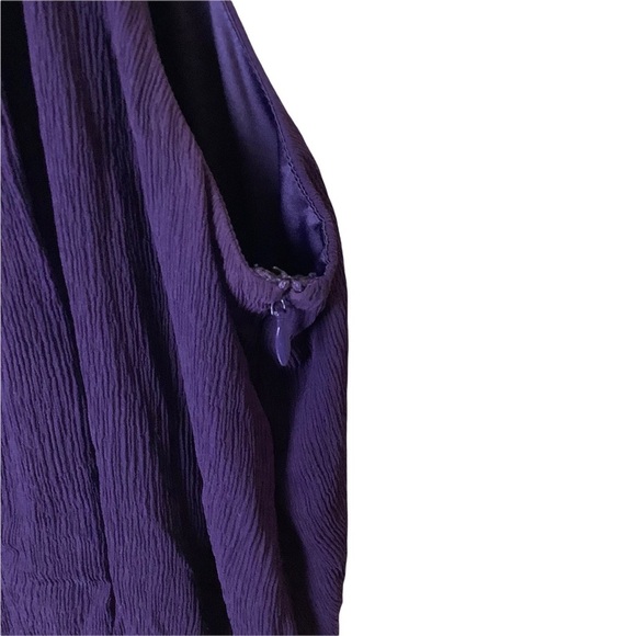 Club Monaco Deep Purple Sleeveless Midi Dress - Picture 6 of 9